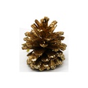 Adorno Navidad Piña 6Cm Dorado Mia-6494