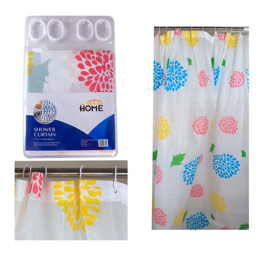 [1500154] Cortina Para Baño Pvc 180X180Cm 16891-11