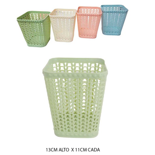 [1700551] Canastilla Plastica 13X11Cm Mia8261