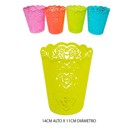 [1700552] Canastilla Plastica 14X11Cm Mia8262