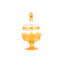 Bombonera De Vidrio Dorada Mia-7355