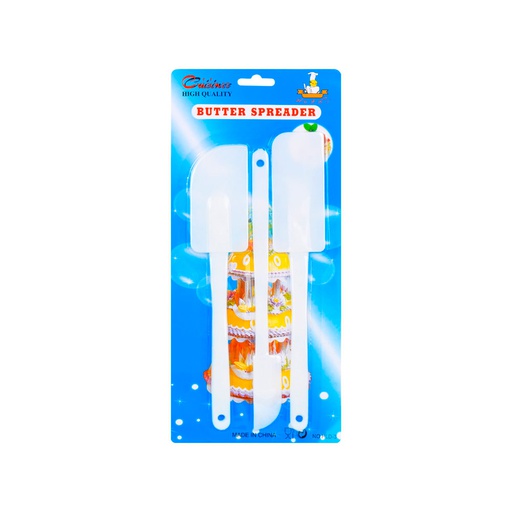 [1106296] Set Espatula Plástico 3 Piezas Blister Mia7948