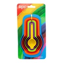 Set Cucharas Plasticas Medidoras 6pzs MIA-7958