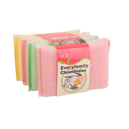 [1701138] Esponja P/Platos X4 Piezas Mia-9168