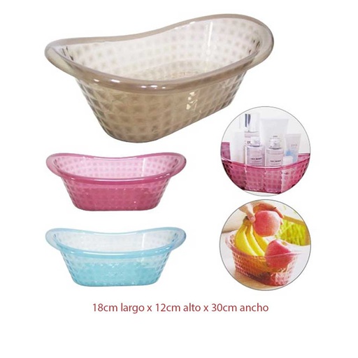 [1700650] Canastilla Plástica Organizadora Mia-9050