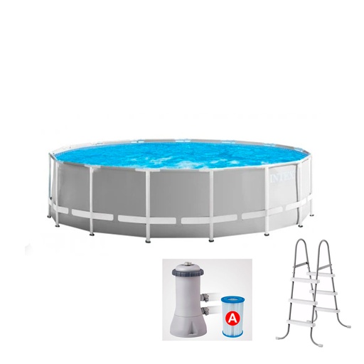 [6300555] Piscina Intex Red Metalica 366X99Cm 26715