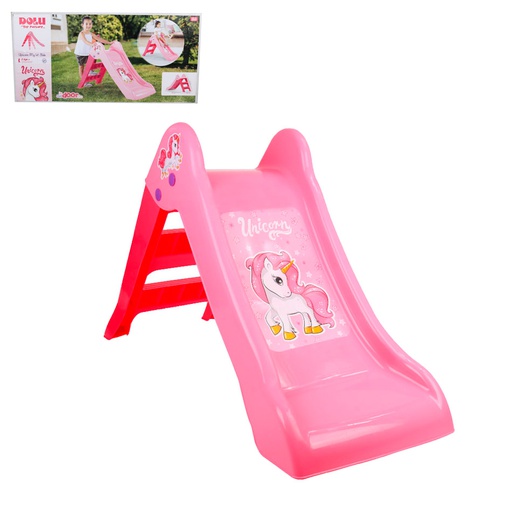 [1601099] Resbaladera Dolu Infantil Unicorn Rosada 2501