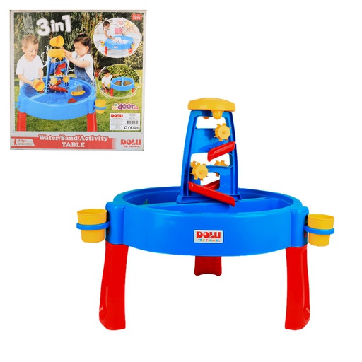 [1600683] Mesa Infantil Dolu 3en1 Azul con Rojo 3070