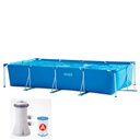 Piscina Desmontable Metal Frame Con Bomba 84X450X220Cm 7127 Litros Intex 28279