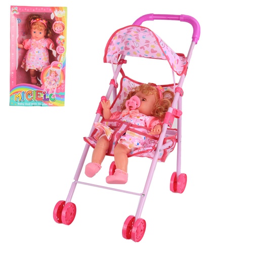 [6101286] Muñeca Mi Cielo Con Coche 6006