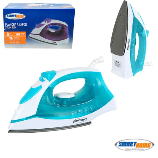 [7101140] Plancha De Vapor Smart Home Azul SH-107-1