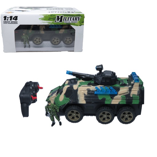 [6102647] Carro Military Special Mission Control Remoto Rd001