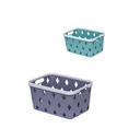 Canastilla Plástica Rectangular Mia-10279