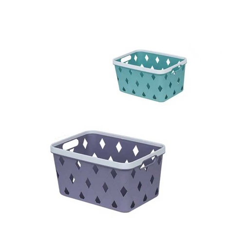 [1700665] Canastilla Plástica Rectangular Mia-10279