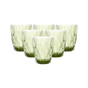 Set Vasos Surtido Vidrio X6 Piezas Mia-10199