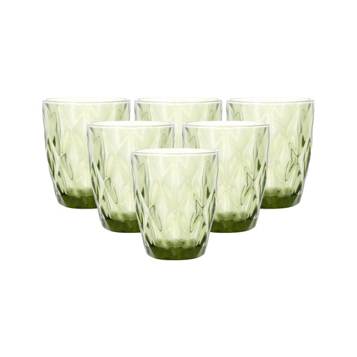[1202289] Set Vasos Surtido Vidrio X6 Piezas Mia-10199