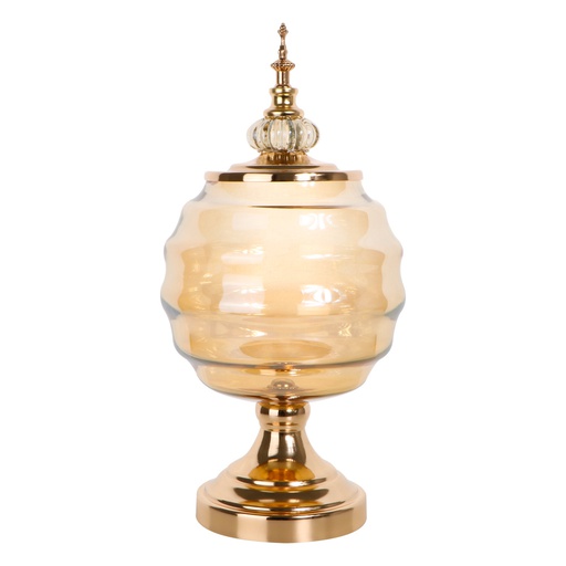 [1301192] Bombonera De Vidrio Bronce Mia-10185