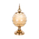 Bombonera De Vidrio Bronce Mia-10186