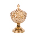 Bombonera De Vidrio Bronce Mia-10188