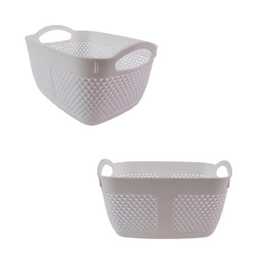 [1700414] Canasta Plástica Rectangular Big Home Mia-20322