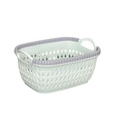 Canastilla Rectangular Plástica Big Home Mia-20337