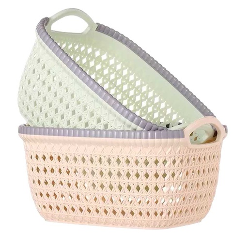 [1700742] Canastilla Rectangular Plástica Big Home Mia-20339