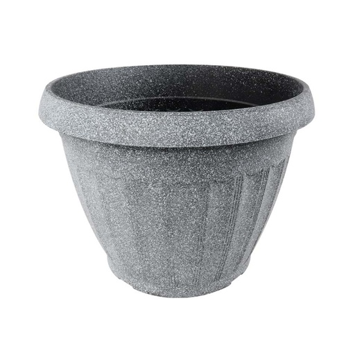 [1600267] Macetero Plástico Gris 29*22Cm Mia-20531