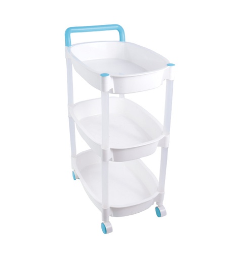 [1701449] Organizador Plástico 3 Niveles Con Rueda Big-20568