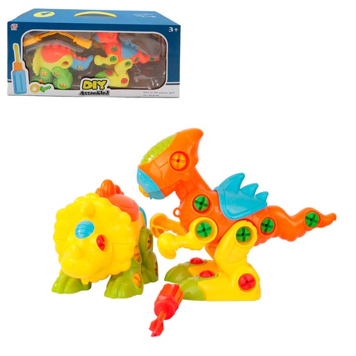 [6100119] Set Dinosaurio Desarmable Con Herramientas Diy 33602-A