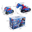 Auto Transformable 2En1 Con Luz Y Sonido Hg885