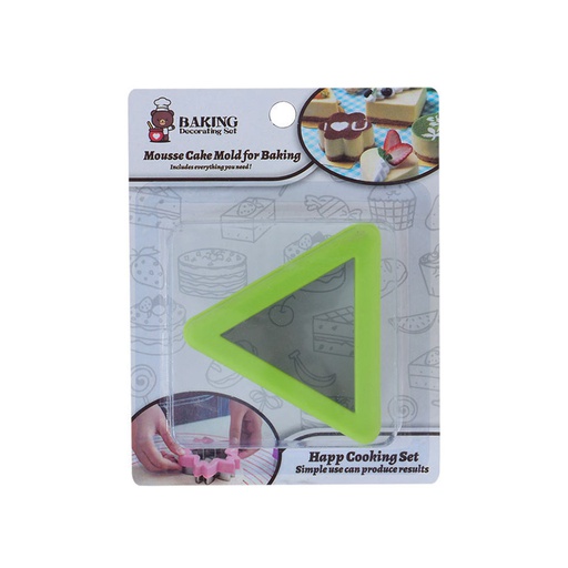 [1106208] Cortador De Acero Para Galleta En Forma De Triangulo Mia20470