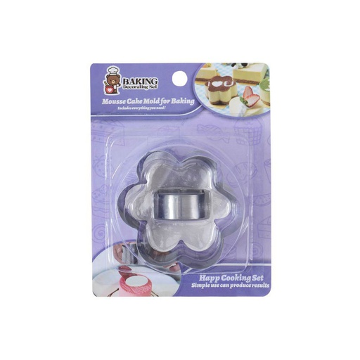 [1106218] Cortador P/Mousse Flor 2 Piezas Mia-20455