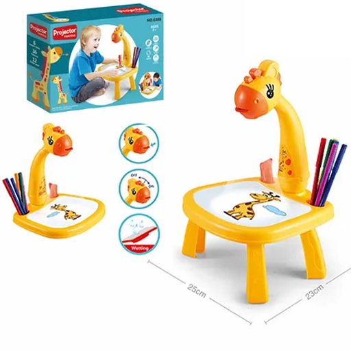 [6100428] Mesa Proyectora De Dibujo Jiraja Amarillo 6178