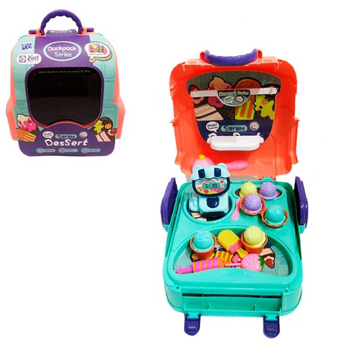 [6101710] Mochila Accesorios Heladeria Dessert 2En1 Tb977-33