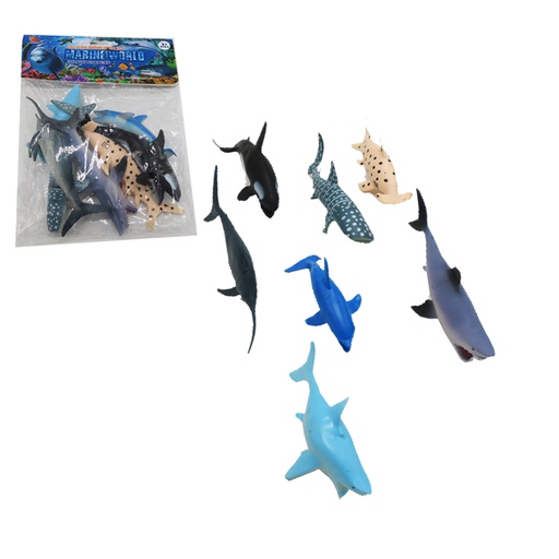 [6103573] Set Animales Marine World Funda Hy-616