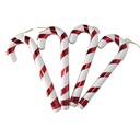 Bastón Plastico Colgante Navidad 4 Piezas Mia10414