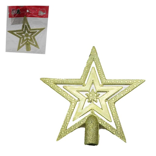 [6201167] Adorno Navidad Estrella 10Cm Mia-10458