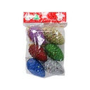 Adorno Navidad Piñas 4X7Cm 6 Piezas Mia-10469