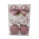 Adorno Navidad Bolas 6Cm 6 Piezas Mia-10497