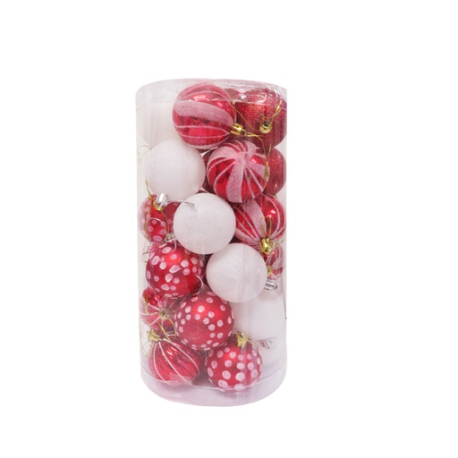 [6201039] Adorno Navidad Bolas 6Cm Mia-10486