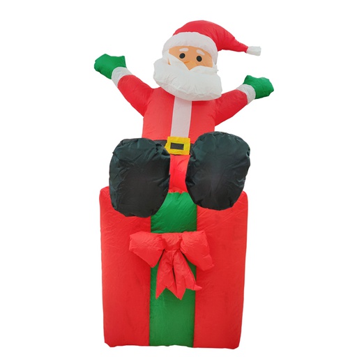 [6201479] Muñeco Navidad Inflab C/Regalo 1,8M Mia-10380