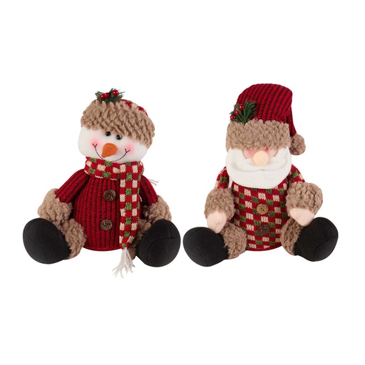 [6201578] Muñeco Sentado Felpa 24X47Cm Sh062202