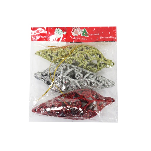 [6200211] Adorno Navidad Gotas 3 Piezas Mia-10462