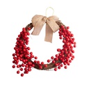 Corona Navidad Cerezos 30Cm Mia-20829