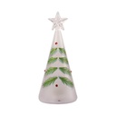 Árbol Navidad Vidrio Luz 15Cm Mia-20811