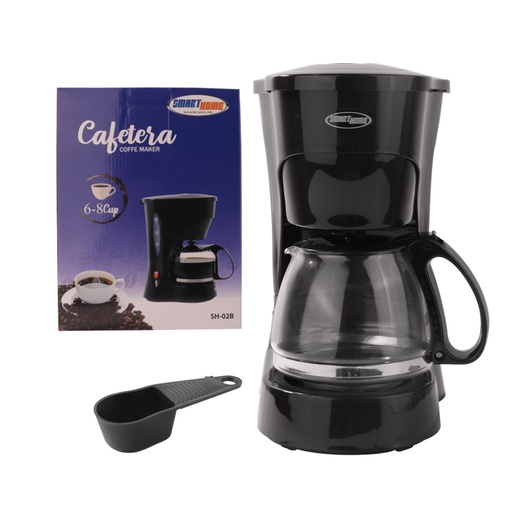[7100271] Cafetera 650W Negro Smart Home SH-02B