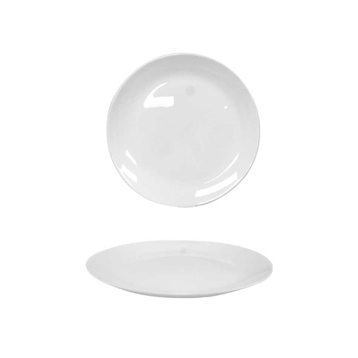 [1204717] Plato Tendido Opal Redondo 9.5" Big Home Blanco LQP95/6