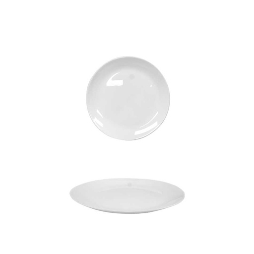 [1204716] Plato Tendido Opal Redondo 7.5 pulgadas Big Home Blanco LQP75/6
