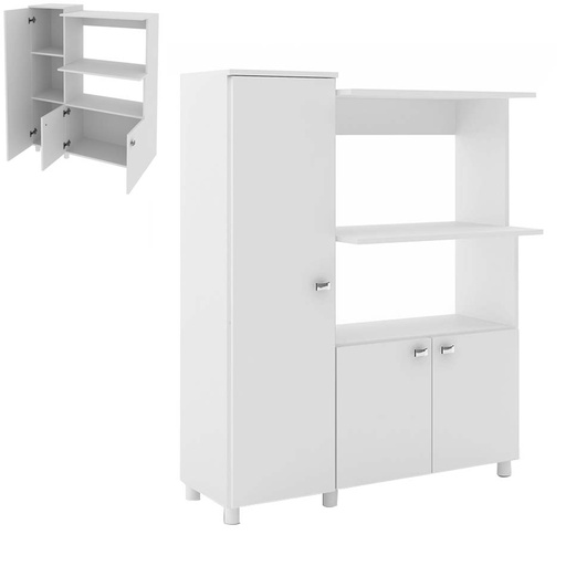 [1103530] Organizador Multiuso Tecno Mobili Blanco Bl33100001