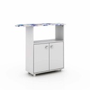 Mueble Mdp Para Planchado Con Puertas Tecno Mobili Blanco Tp30400001